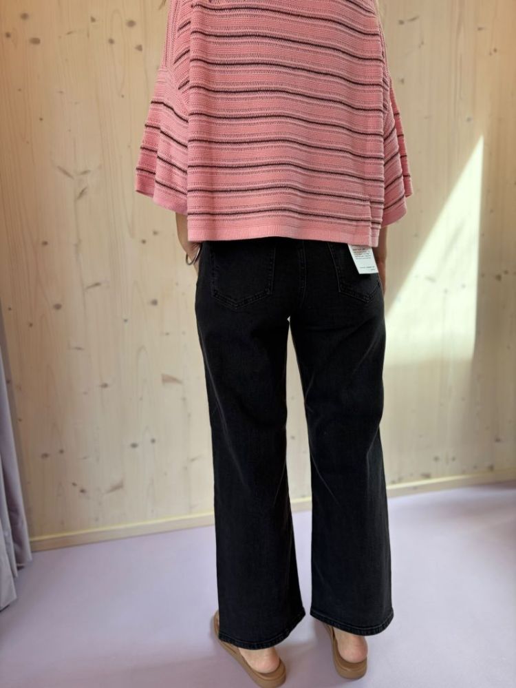 Jeans Straight Valla 100086 Dark Gre