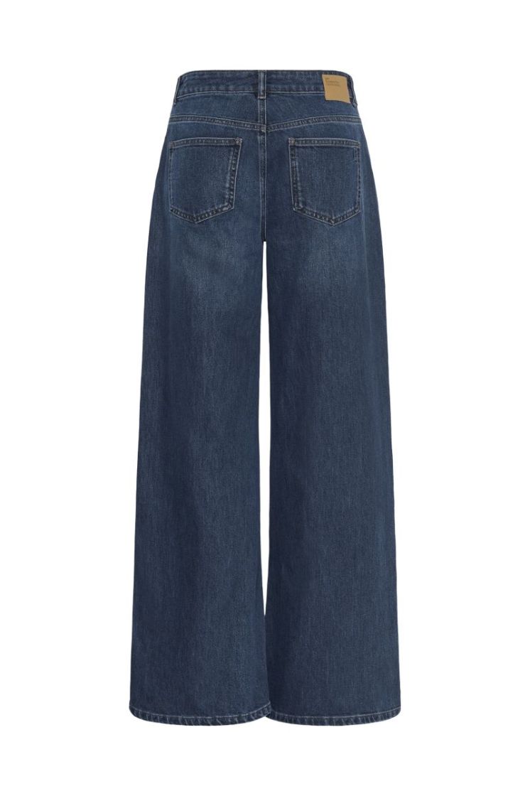 Jeans Wide MWNida 139 100062 Dark Blu