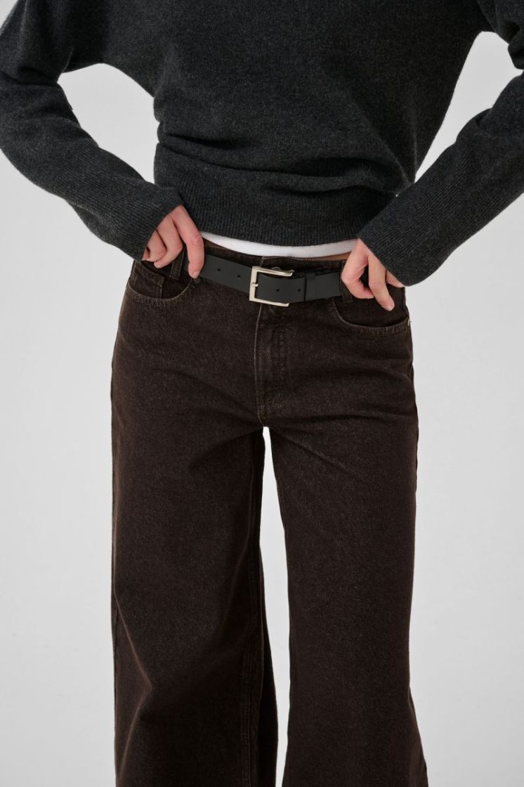 Jeans Wide MWAva 188 109758 Dark Bro