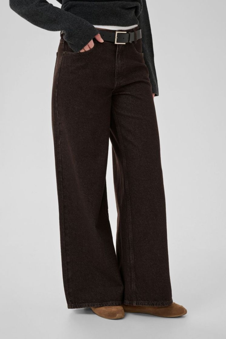 Jeans Wide MWAva 188 109758 Dark Bro