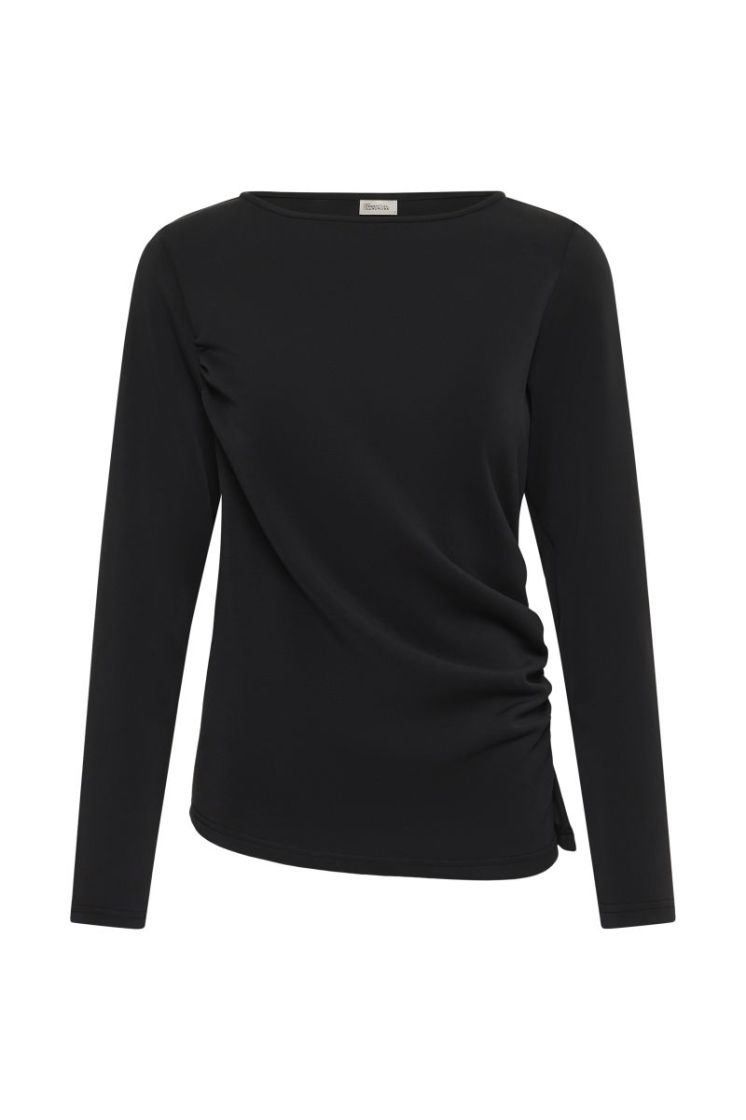 Helle Asymmetric Blouse  100031 Black