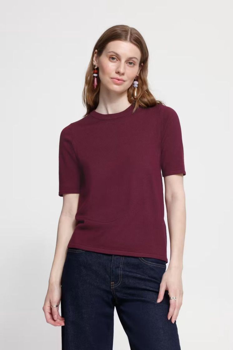 LULS O-NECK SS 192024 Rhododen