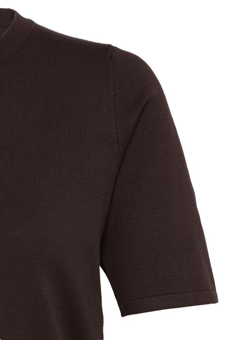 LULS O-NECK SS 191109 Chocolat