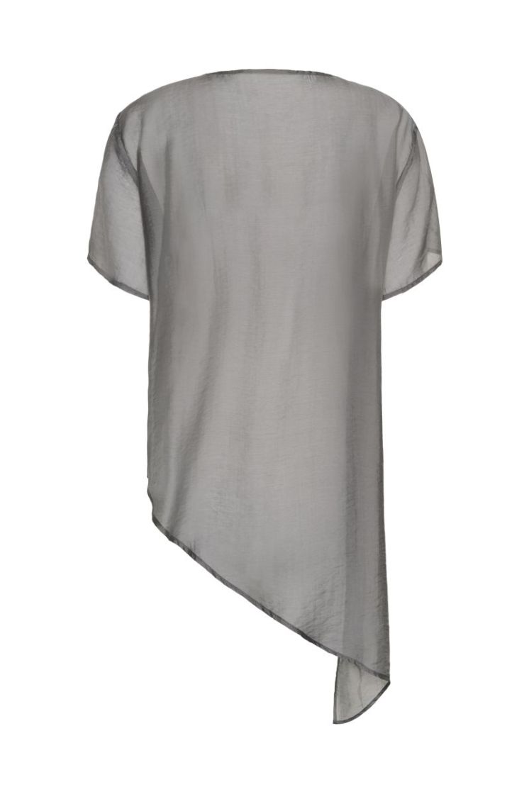 Smilla Asymmetric Tee 193906 Dark Sha