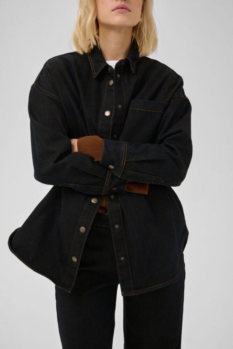 Denim Shirt MWSinna 186 109776 Blue/ Br
