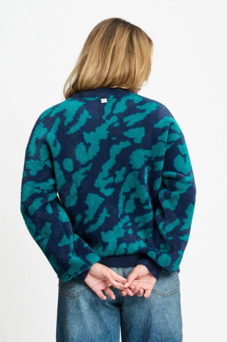 Frida Pullover Animal 700 Green