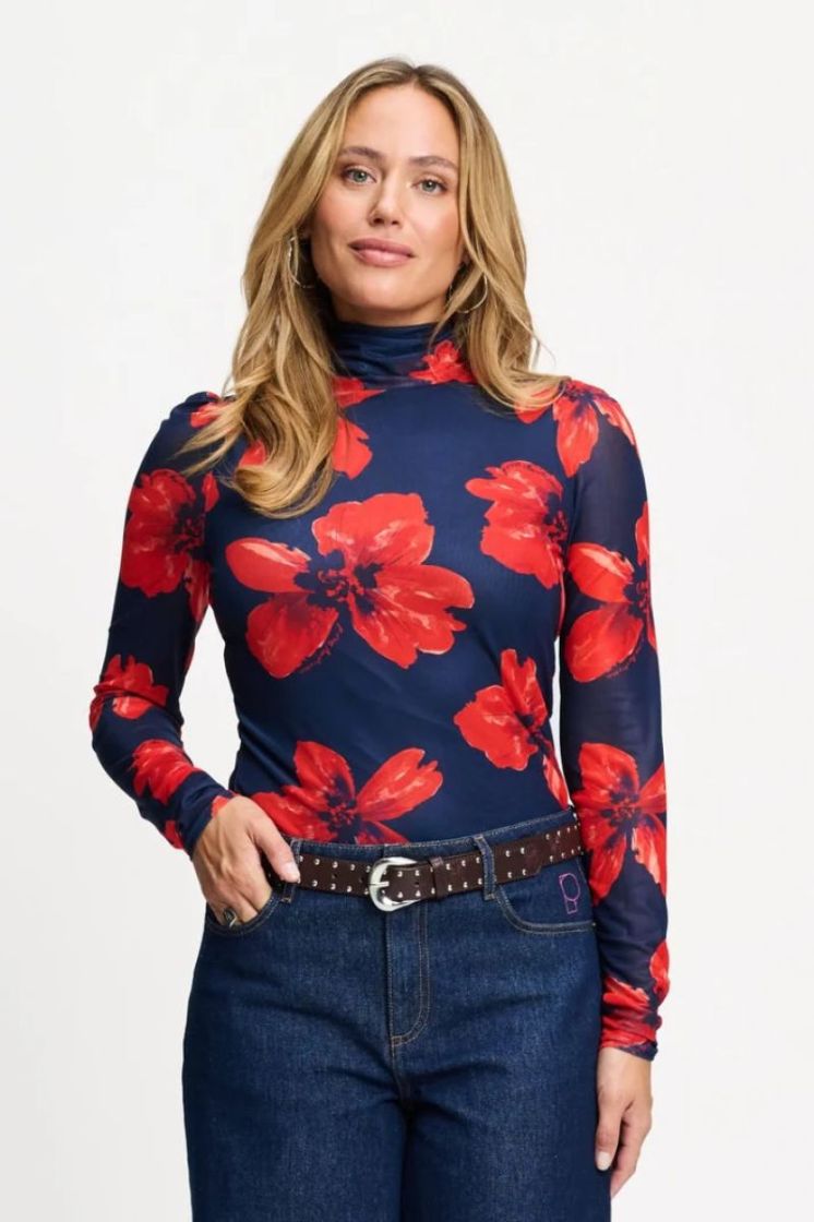 Romi Turtleneck Bloom 998 Multi Colou