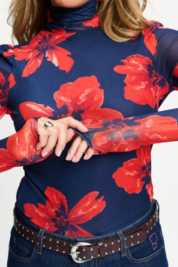 Romi Turtleneck Bloom 998 Multi Colou