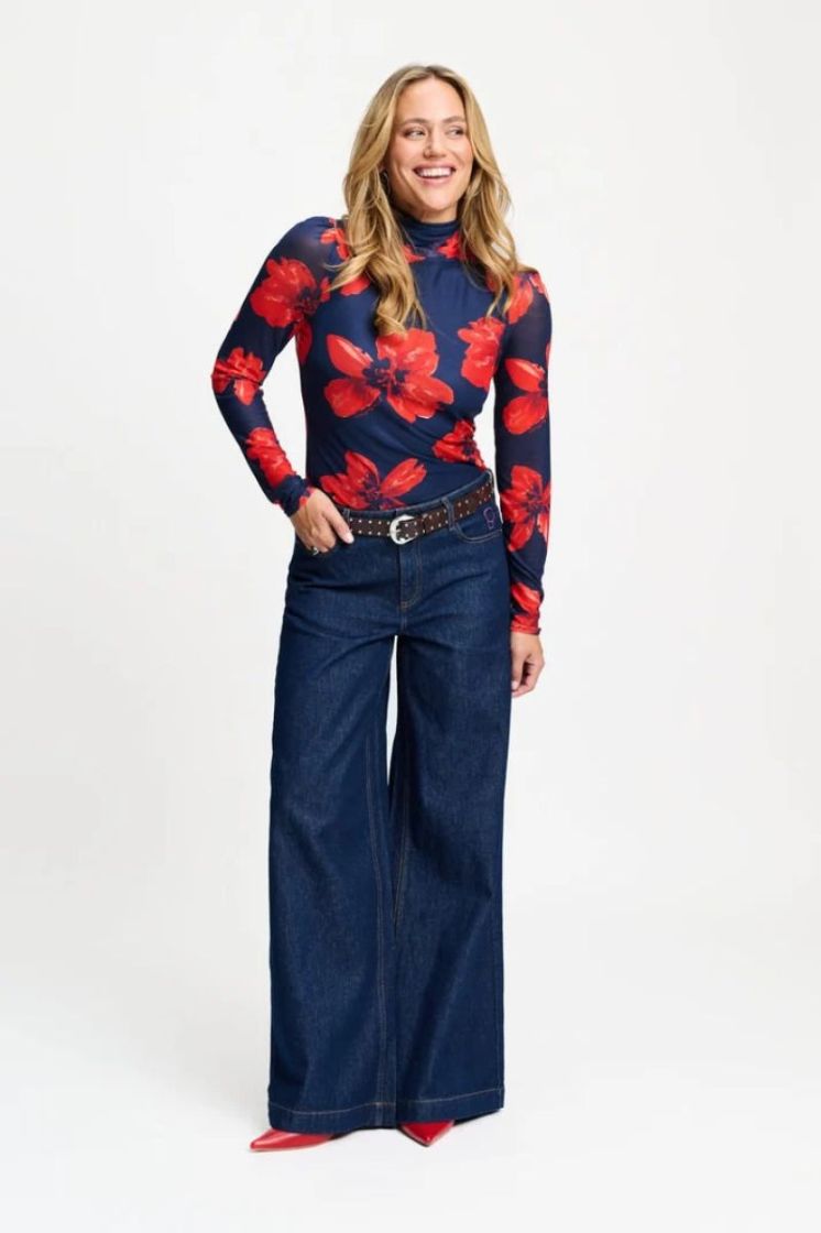 Romi Turtleneck Bloom 998 Multi Colou