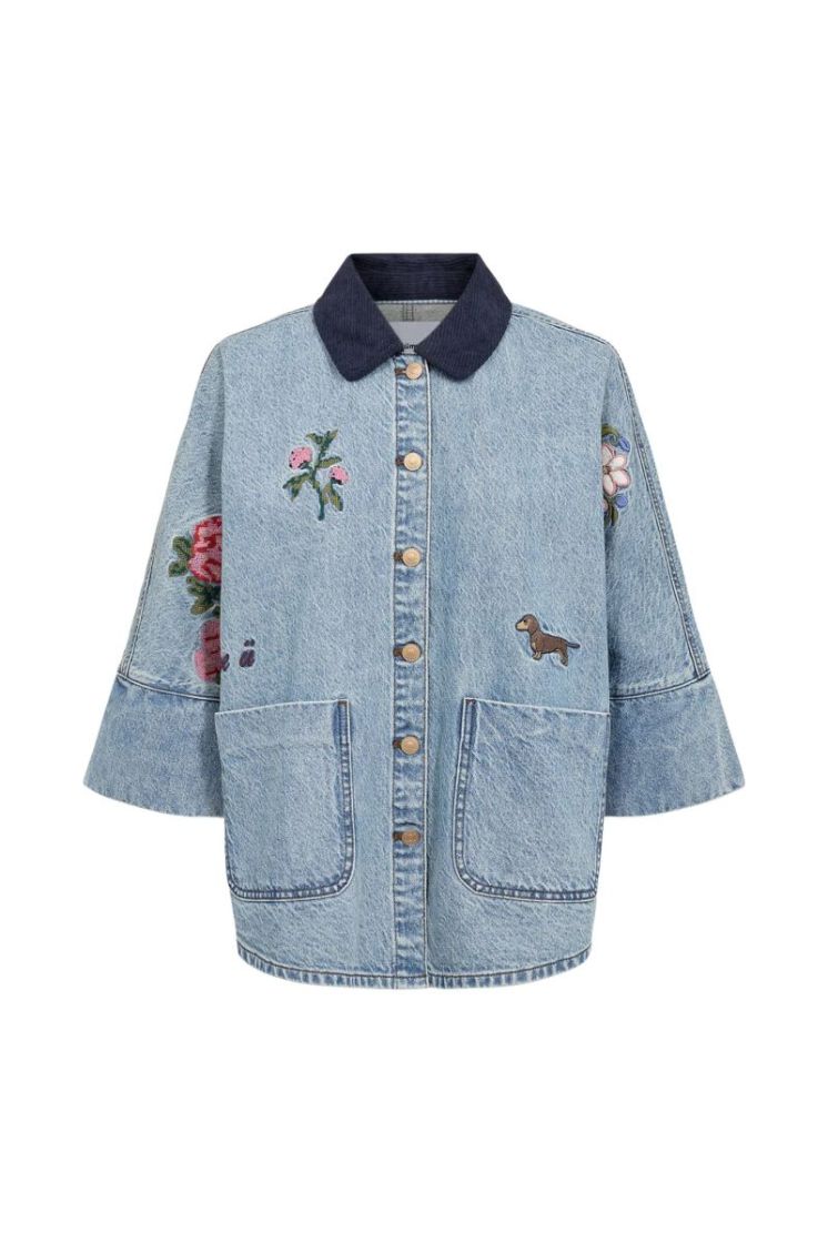 Denma oversize shirt 3013 medium blu