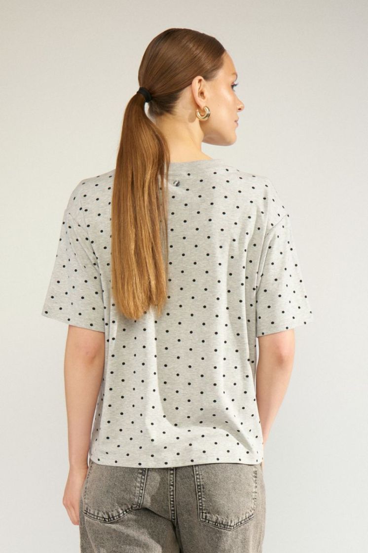 Rossa oversize t-shirt 0510 light grey