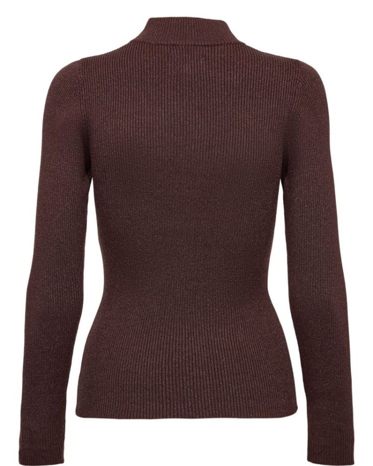 Bia lurex LS pullover 5034 chocolate
