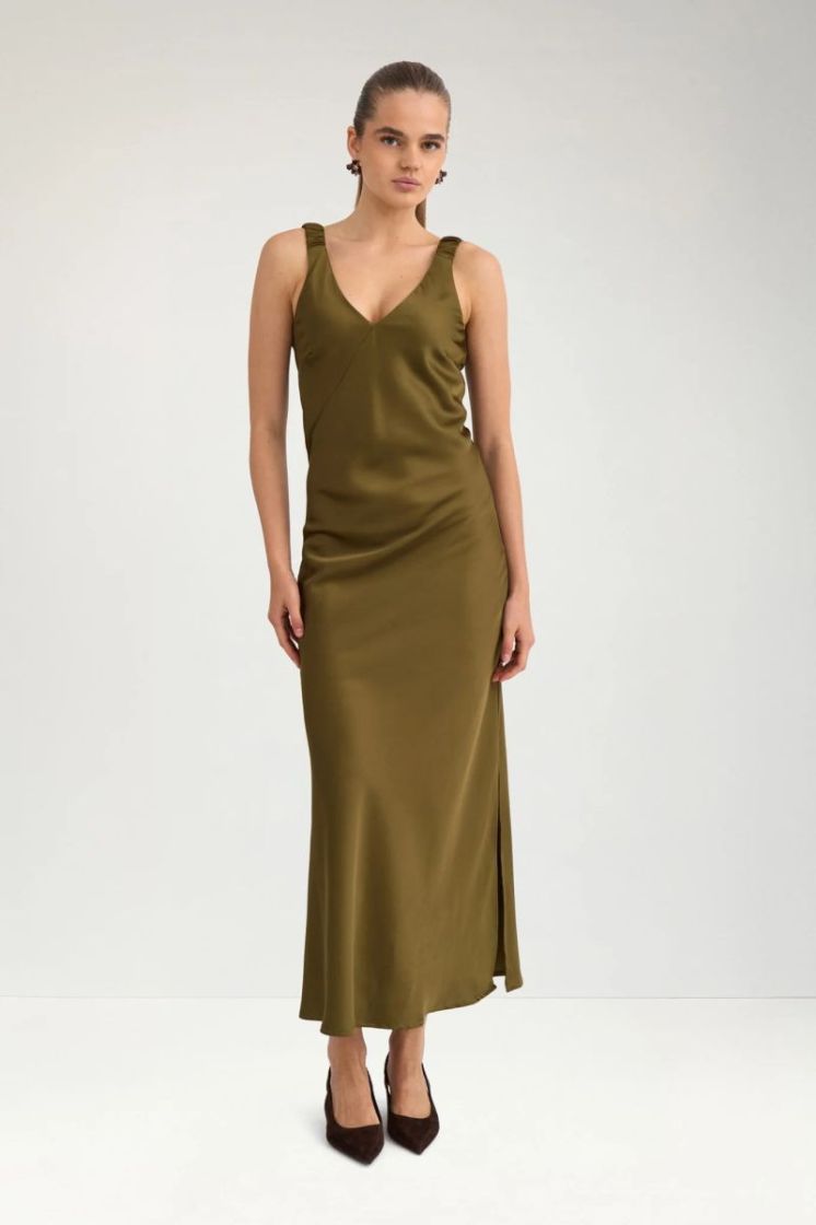 Evelyn new dress 4053 fir green