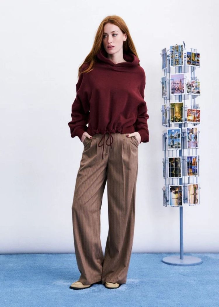 Fuji Sweatshirt bordeaux