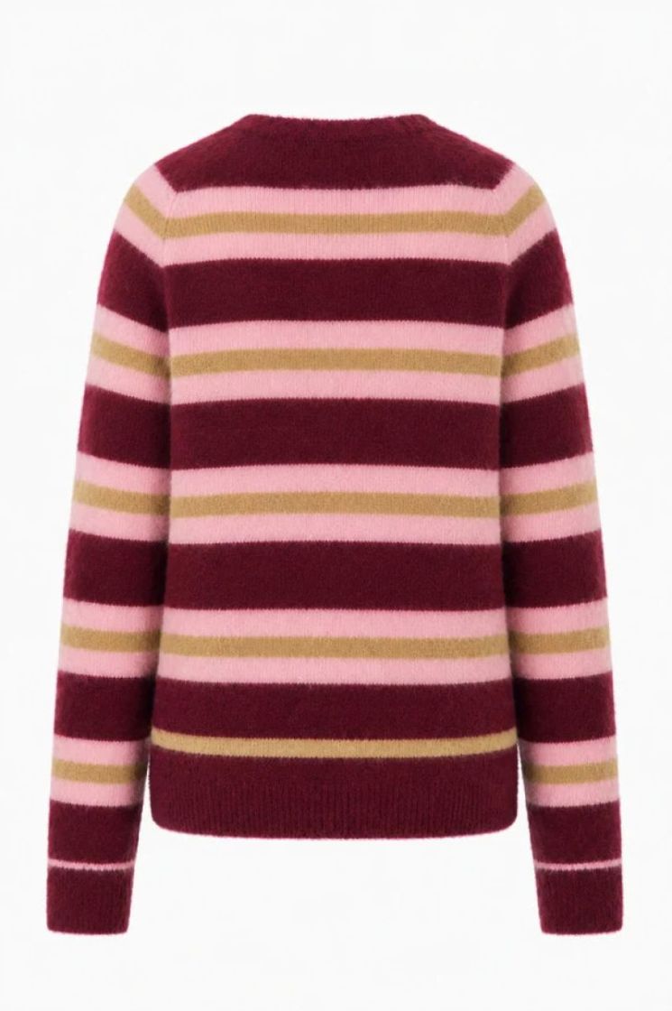 Pull Nara bordeaux
