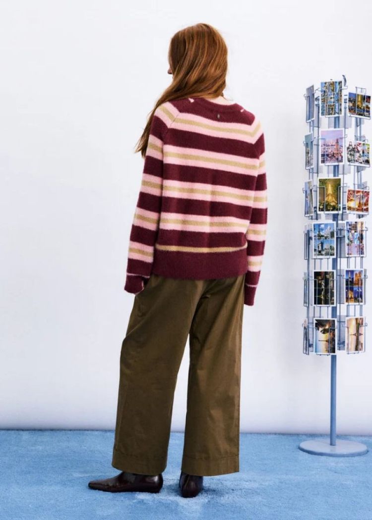 Pull Nara bordeaux