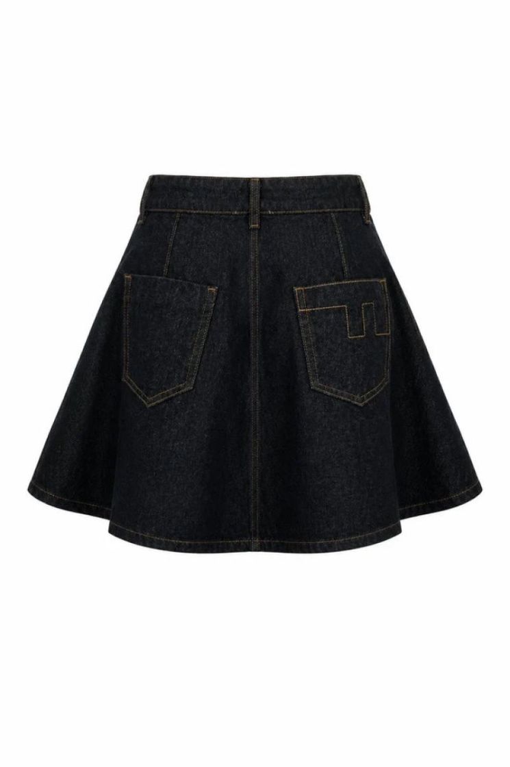 Boseong jupe bleu nuit