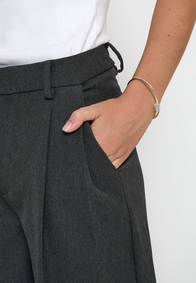 Vivianne GRS Mid Waist Pant 129 dark grey