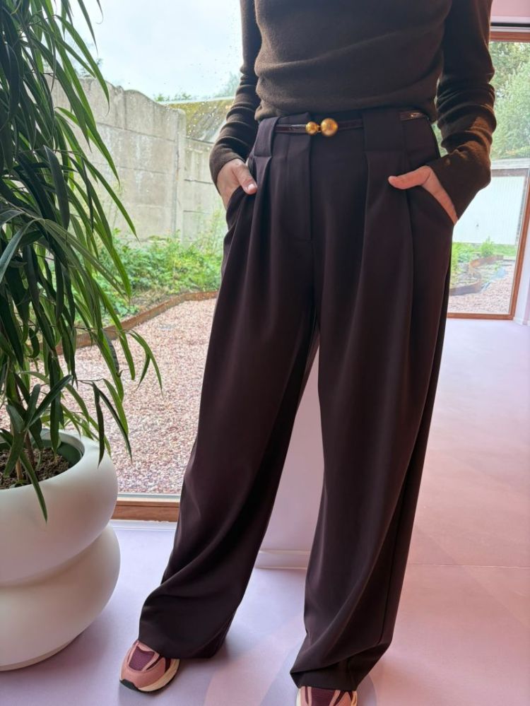 Pantalon Jovial 53-prune