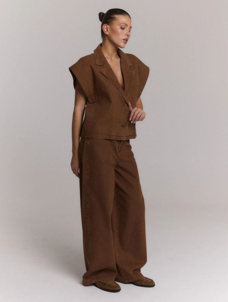 Marlie gilet 600 brown