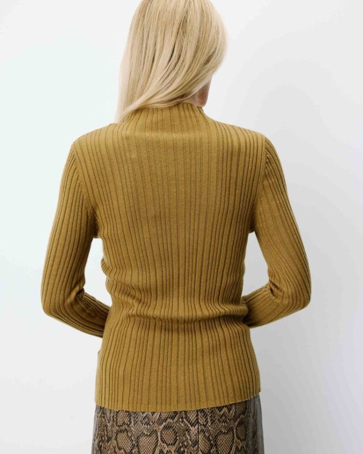 long-sleeve knit olive Aloe olive