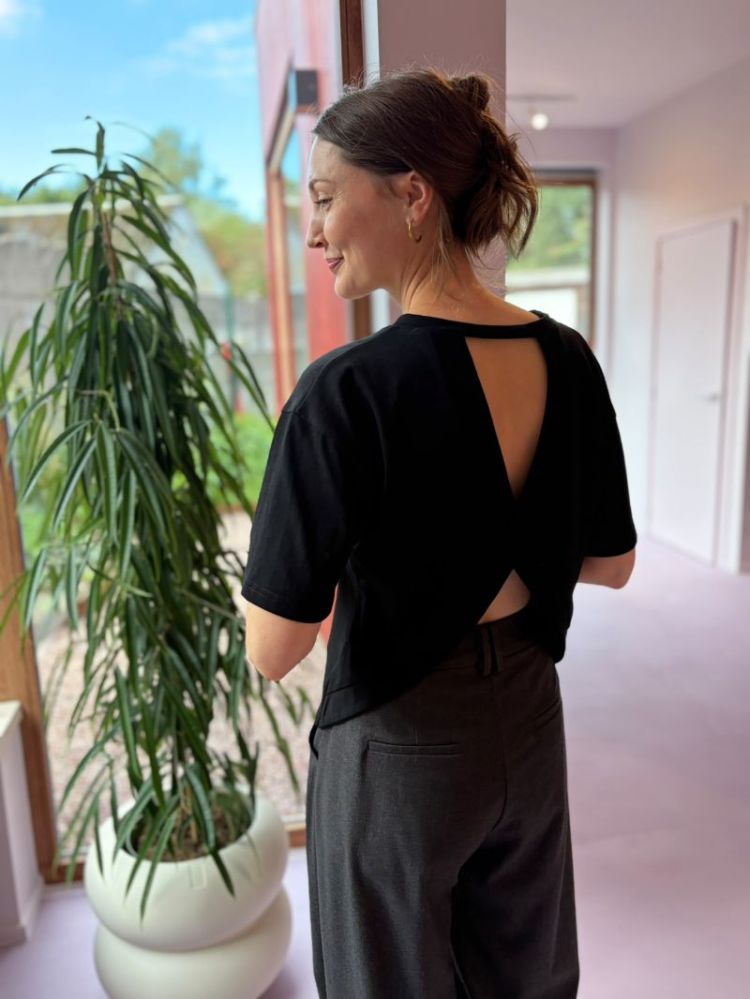 T-shirt Marti noir