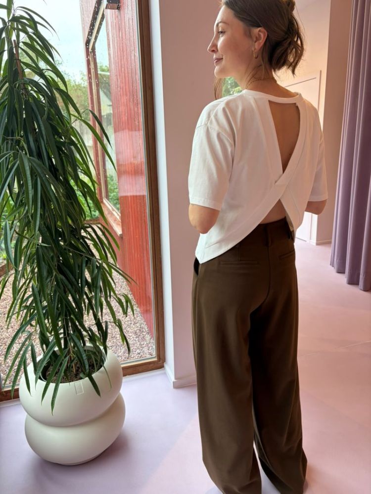 T-shirt Marti blanc casse
