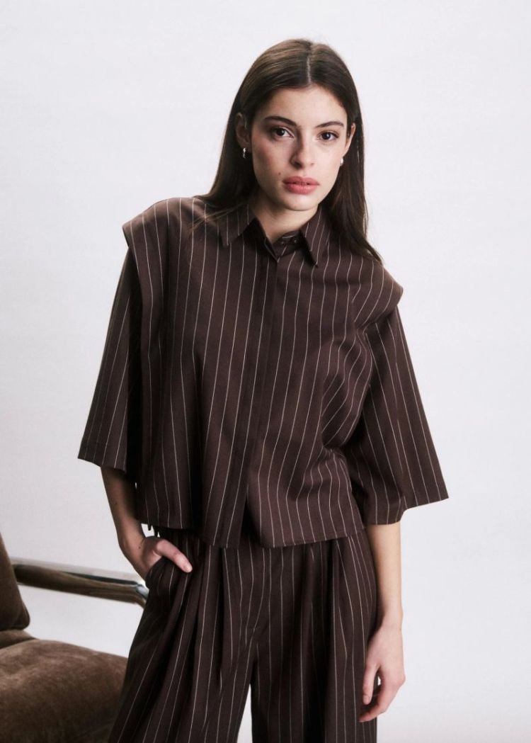 Florian shirt chocolat
