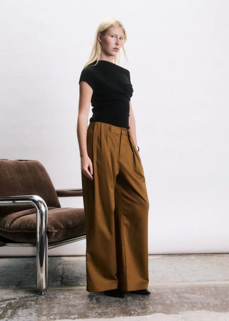 Trousers Juan ocre