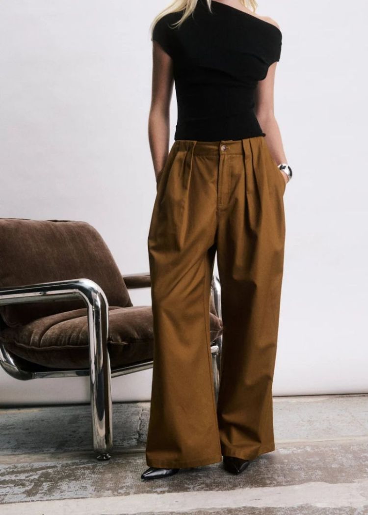 Trousers Juan ocre