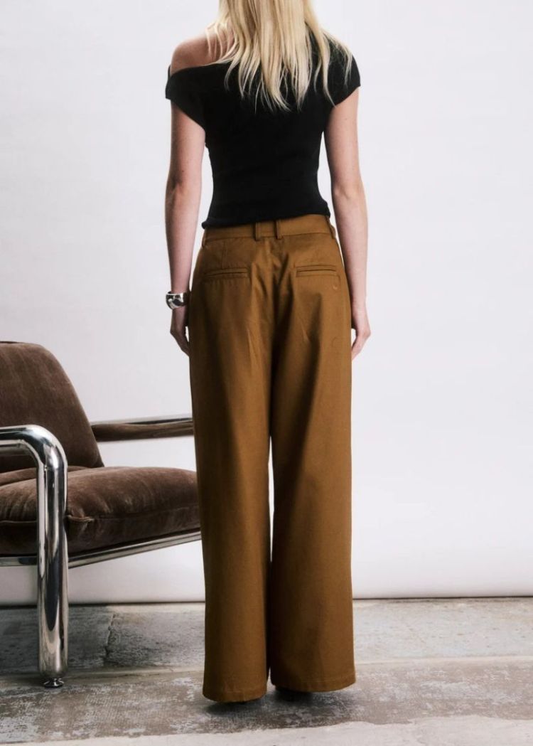 Trousers Juan ocre