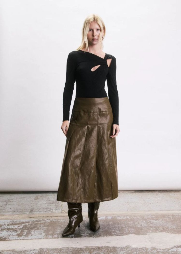 Skirt Rowan kaki