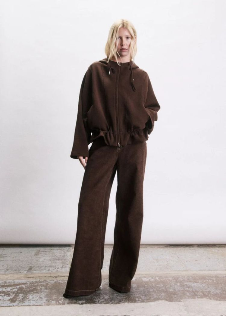 Sweatshirt Warren chocolat
