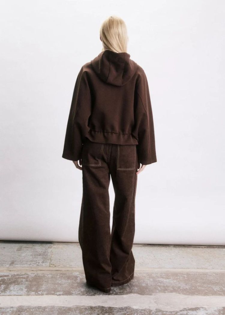 Sweatshirt Warren chocolat