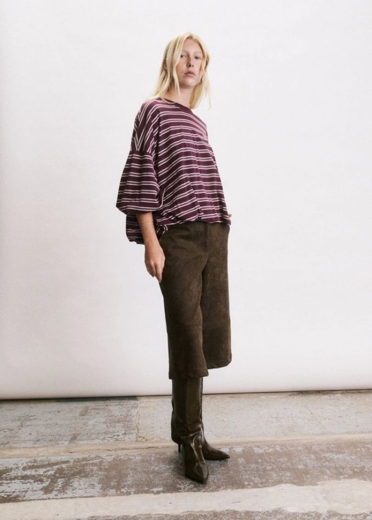 Top Luc AUBERGINE