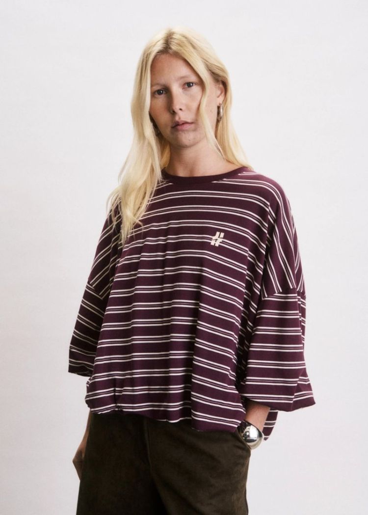 Top Luc AUBERGINE