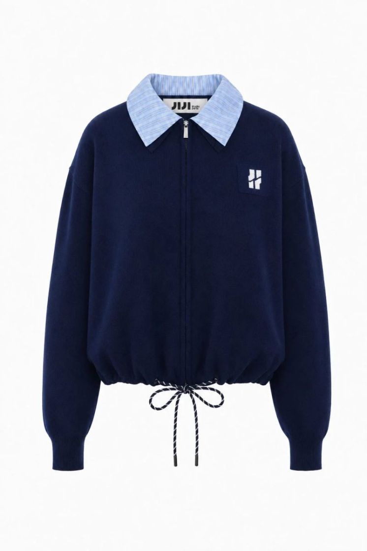 Cardigan Jim BLEU MARINE