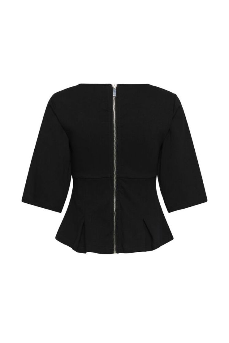 Apir Pleat Tee black