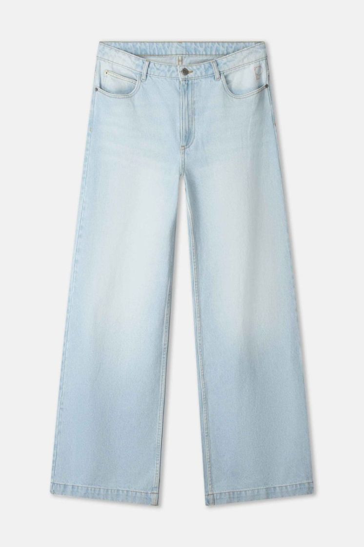 Baggy Wideleg Light Blue 650 Blue
