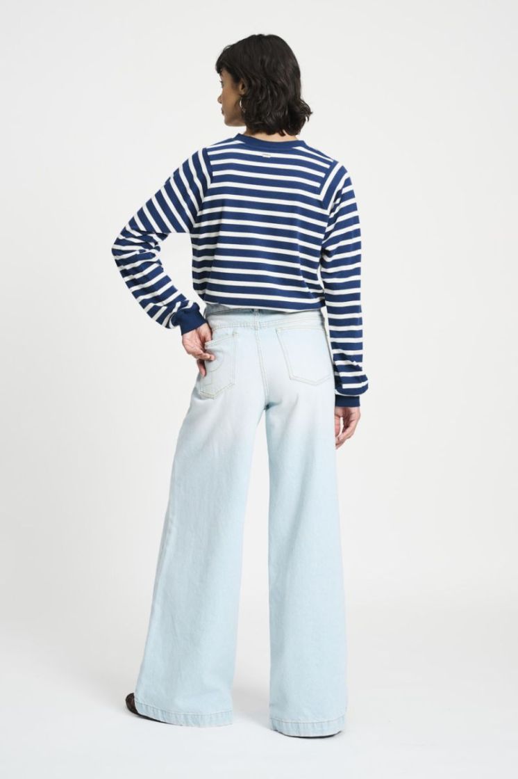 Baggy Wideleg Light Blue 650 Blue