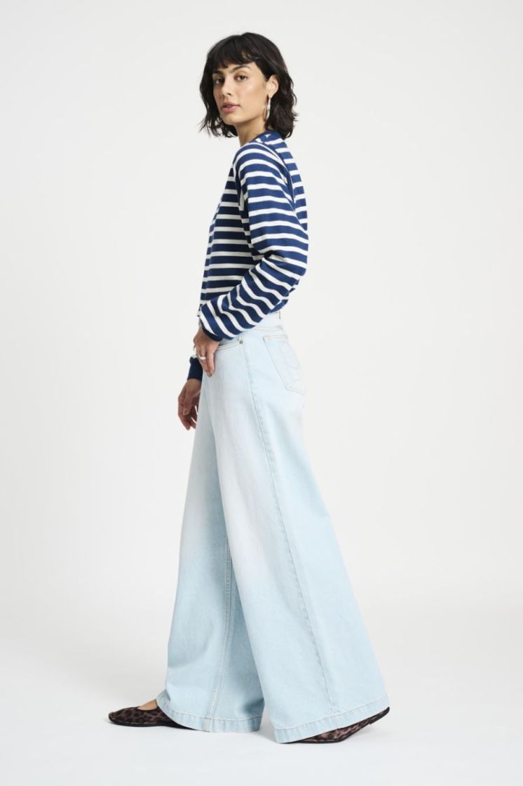 Baggy Wideleg Light Blue 650 Blue