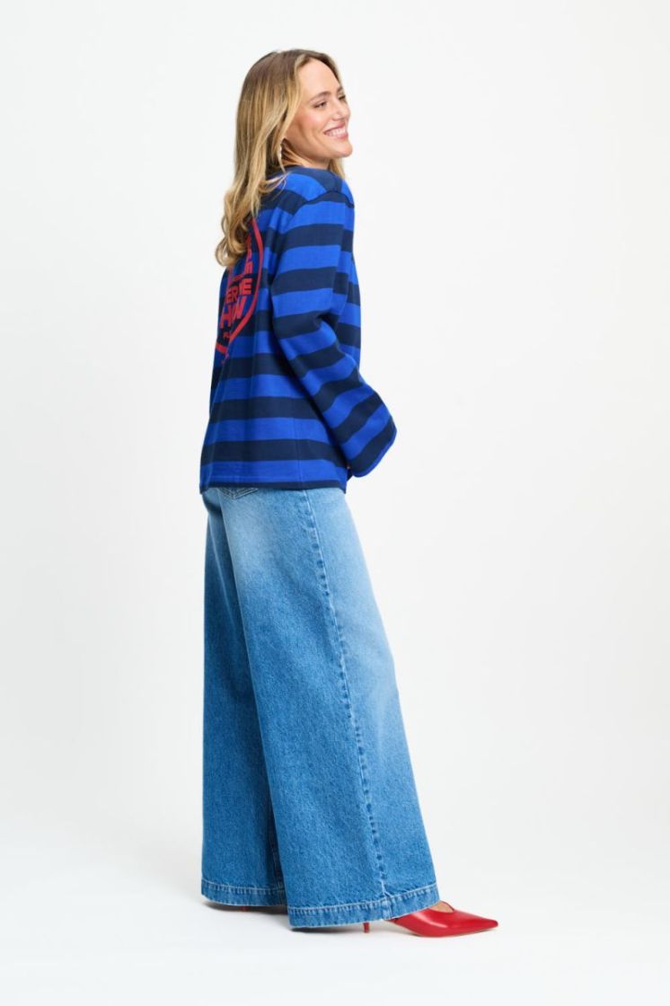 Joy Striped Blue