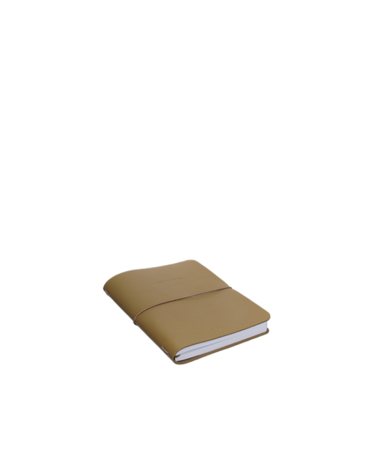 Notebook M - vegan leather Wheat