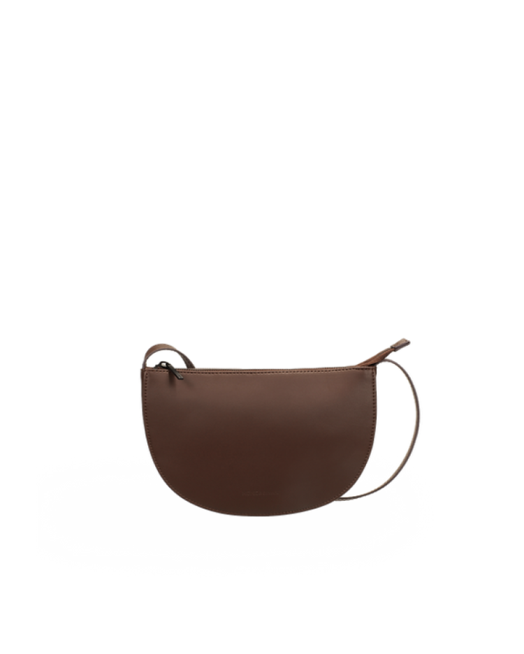 Farou half moon bag  dark wood