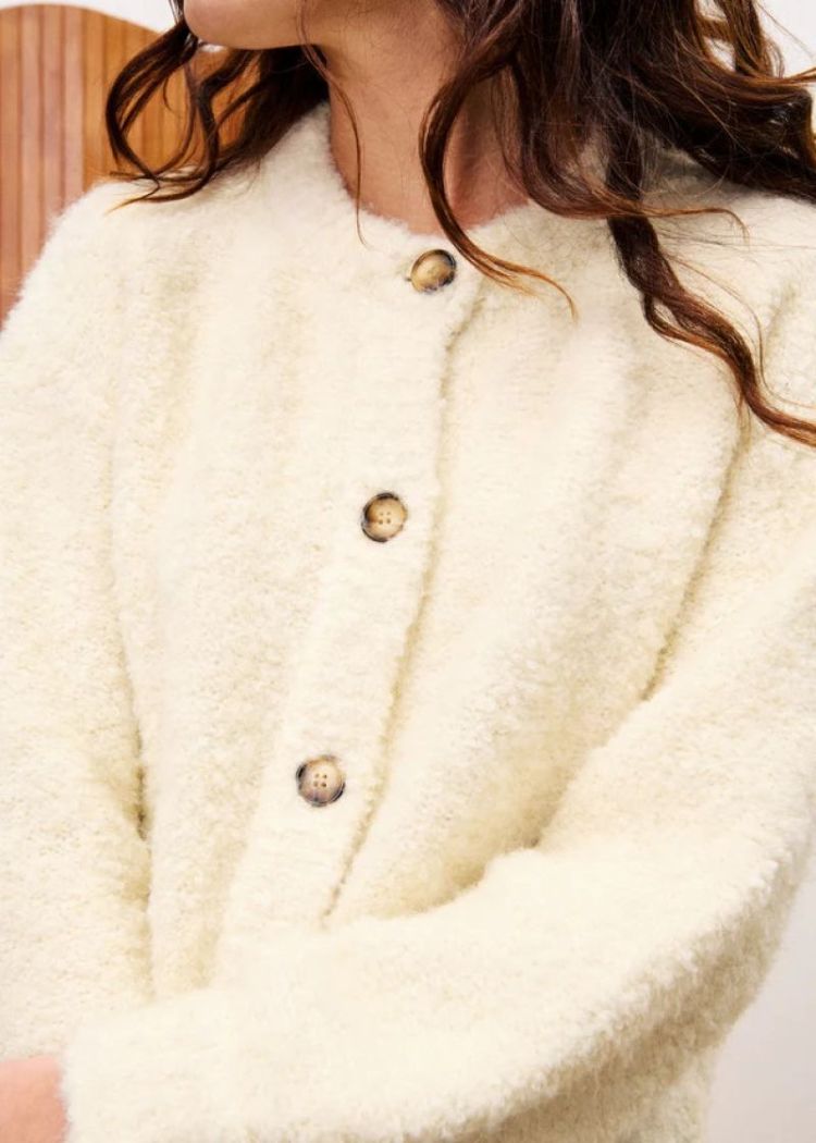 Syros cardigan creme
